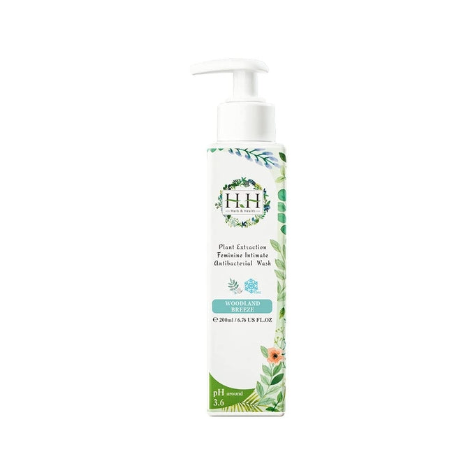 HERB & HEALTH PLANT EXTRACTION FEMININE INTIMATE WASH WOODLAND BREEZE 200ML