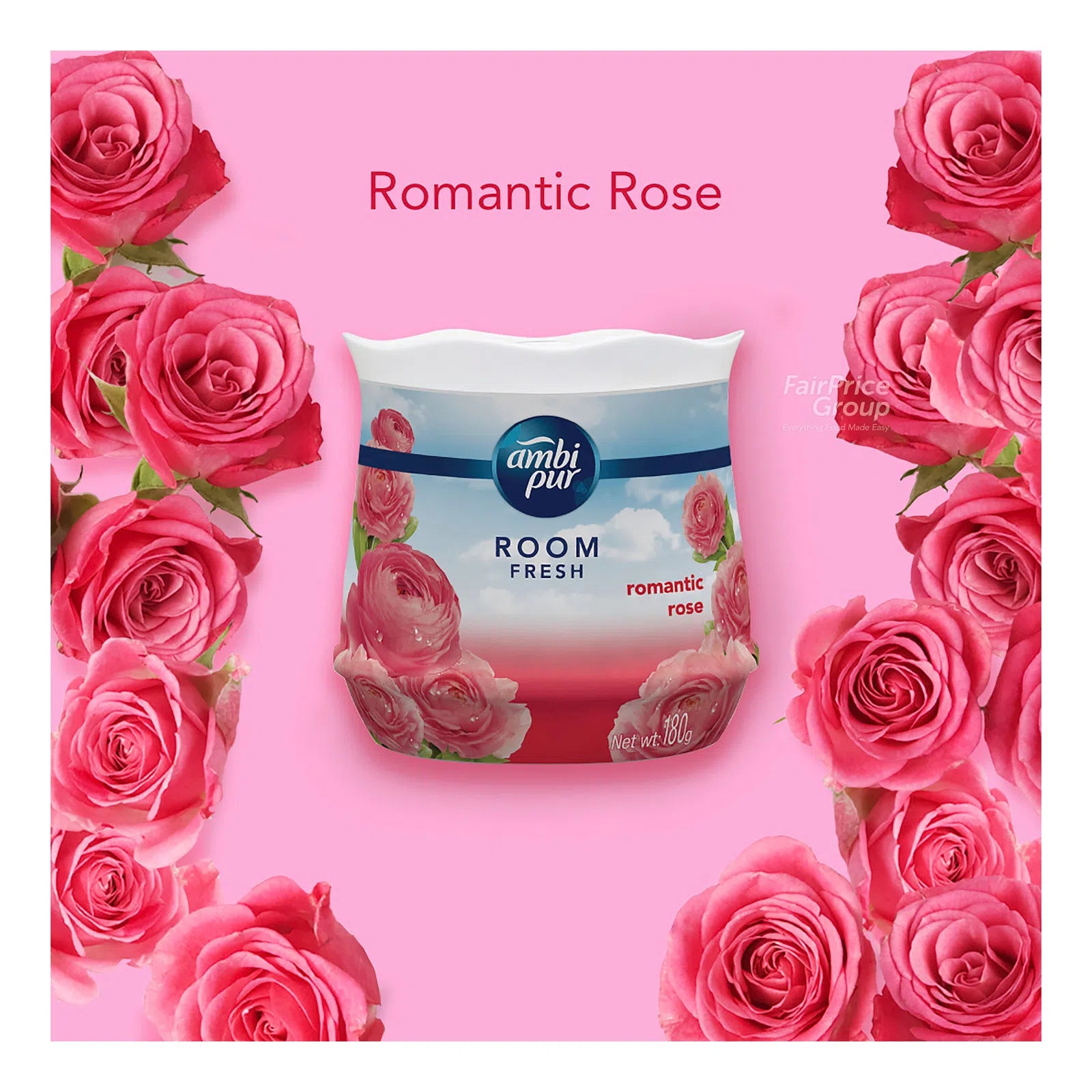 AMBI PUR GEL FRESH ROMANTIC ROSE 180G