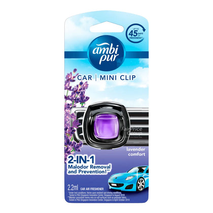 AMBI PUR CAR MINI CLIP LAVENDER COMFORT 2.2ML