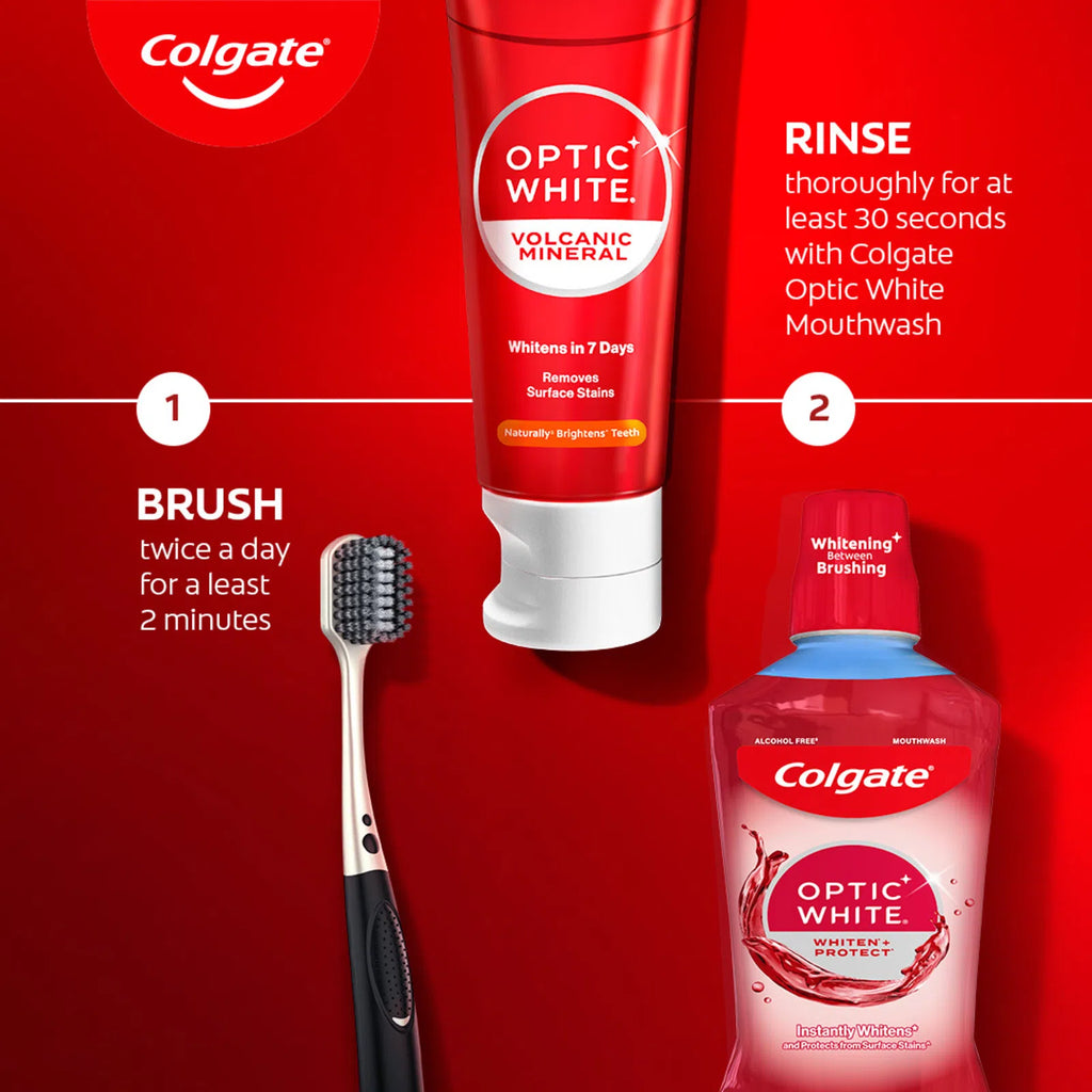 COLGATE OPTIC WHITE VOLCANIC MINERAL WHITENING TOOTHPASTE 100G