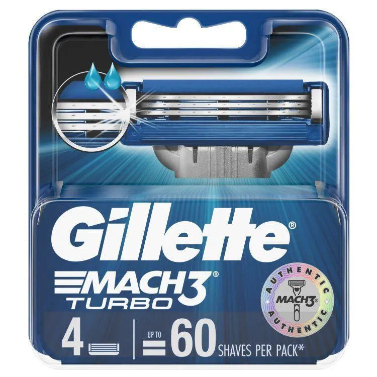 GILLETTE MACH3 TURBO CATRIDGE 4S