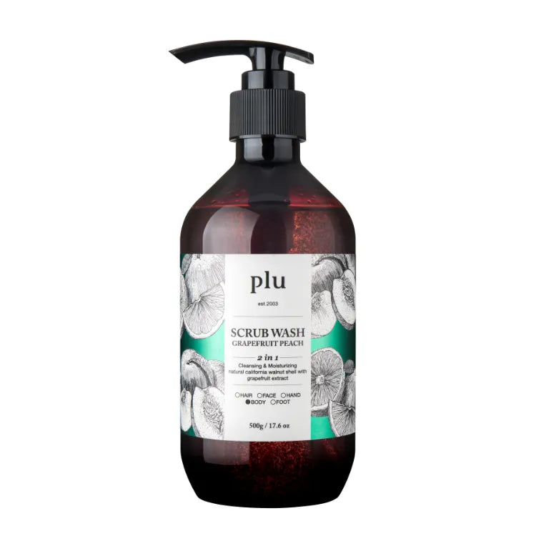 PLU SCRUB WASH GRAPEFRUIT PEACH 500G