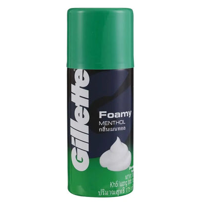 GILLETTE FOAMY MENTHOL SHAVING FOAM 175G