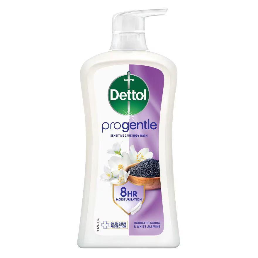 DETTOL SHOWER GEL PROGENTLE HABBATUS SAUDA AND JASMINE