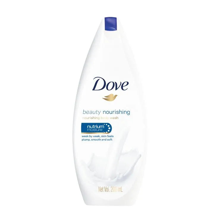 DOVE BEAUTY NOURISHING BODY WASH 200ML