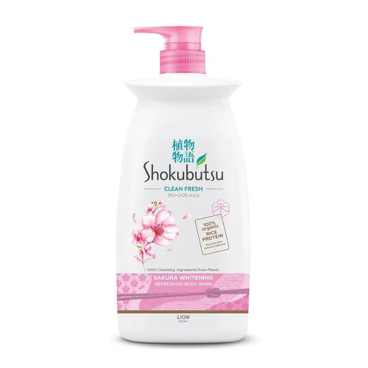SHOKUBUTSU SHOWER FOAM SAKURA WHITENING 900G