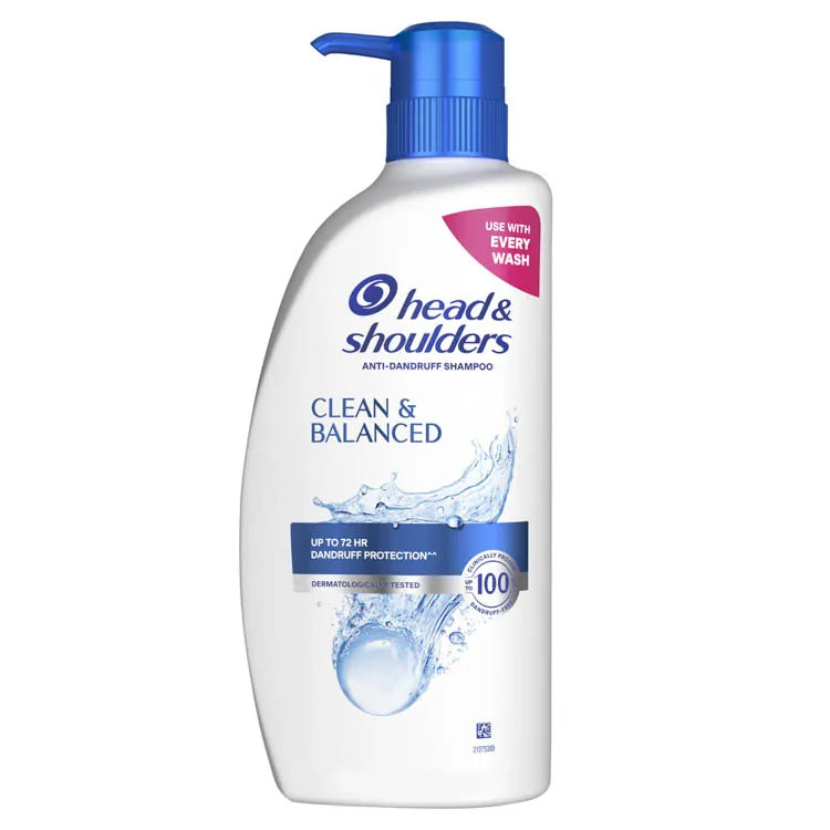 HEAD AND SHOULDERS SHAMPOO CLEAN AND BALANCED 650ML