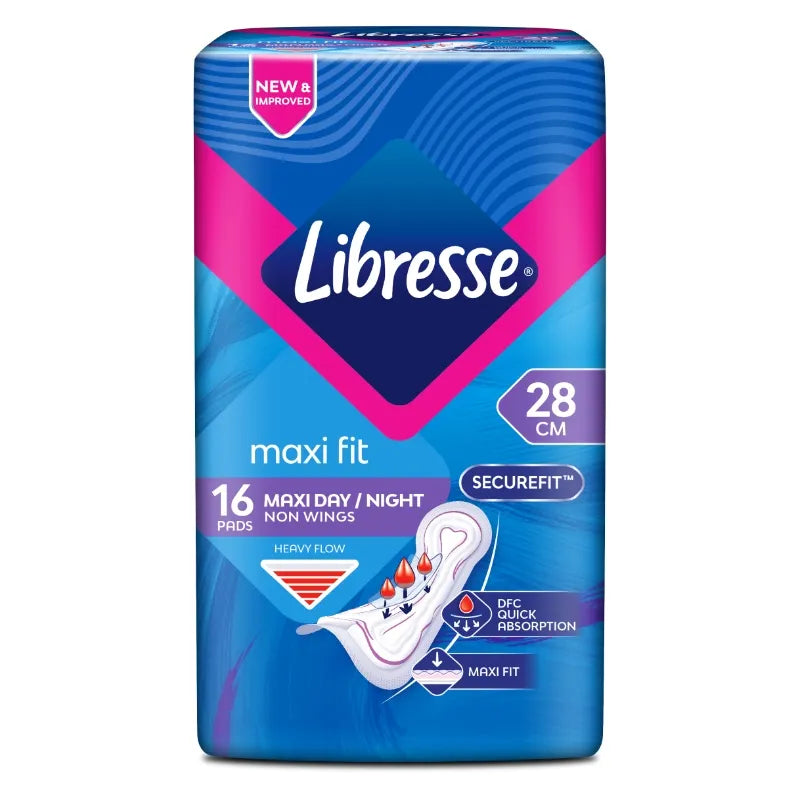 LIBRESSE MAXI NON WING 28CM 16S