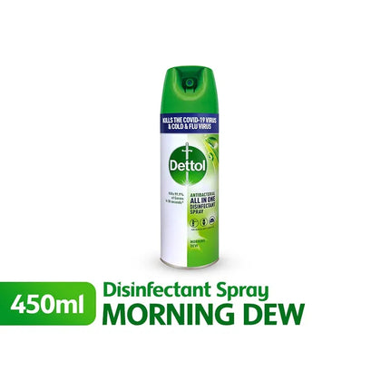 DETTOL DISINFECTANT SPRAY MORNING DEW 450ML