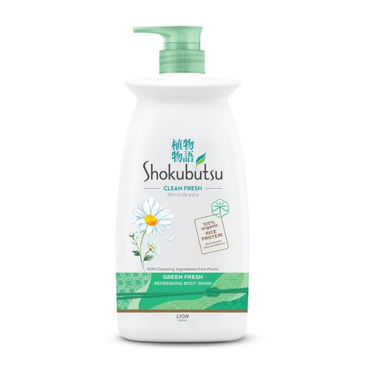 SHOKUBUTSU SHOWER FOAM GREEN FRESH 900G