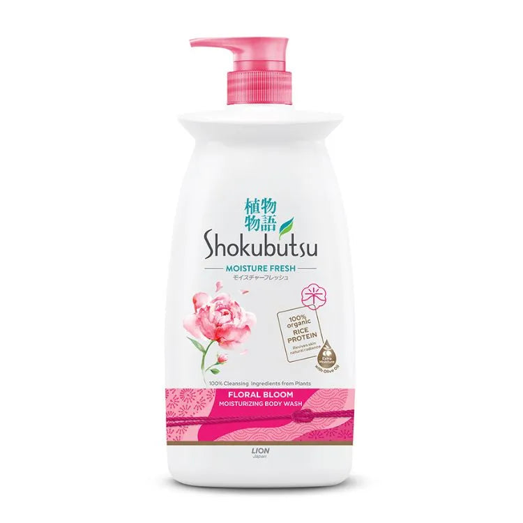 SHOKUBUTSU SHOWER FOAM FLORAL BLOOM 900G