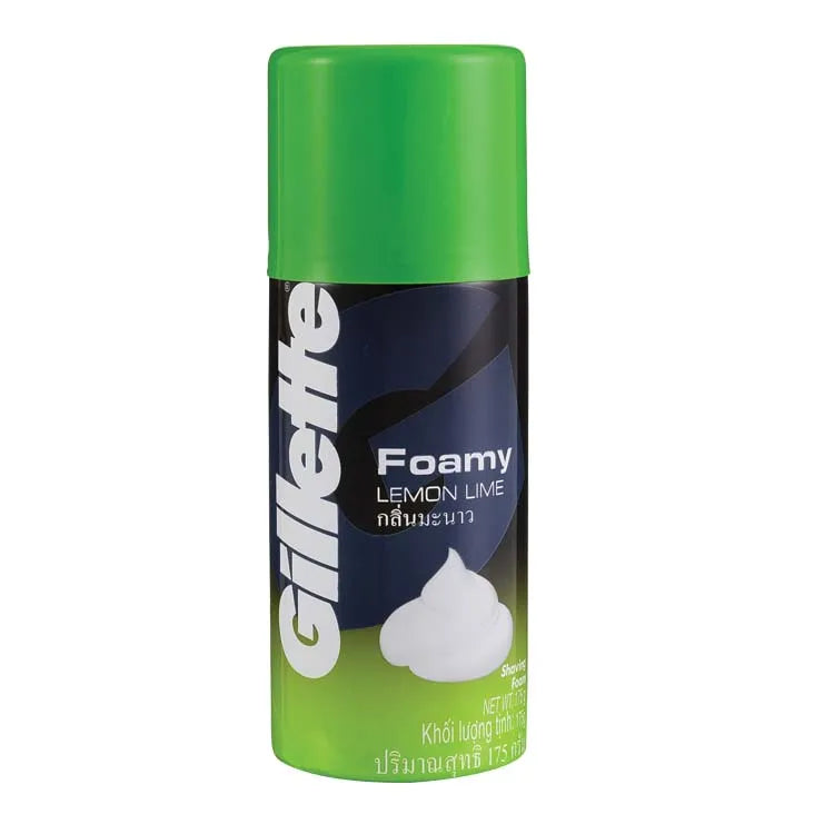 GILLETTE FOAMY LEMON LIME SHAVING FOAM 175G