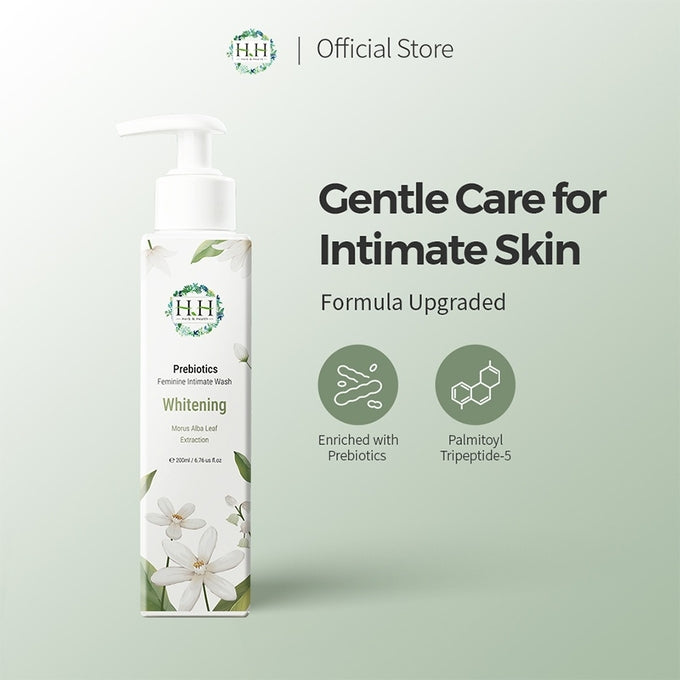 HERB & HEALTH PREBIOTIC FEMININE INTIMATE WASH WHITENING MORUS ALBA LEAF EXTRACTION 200ML