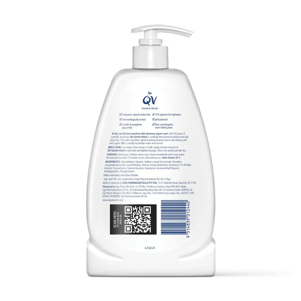 QV GENTLE WASH 500G