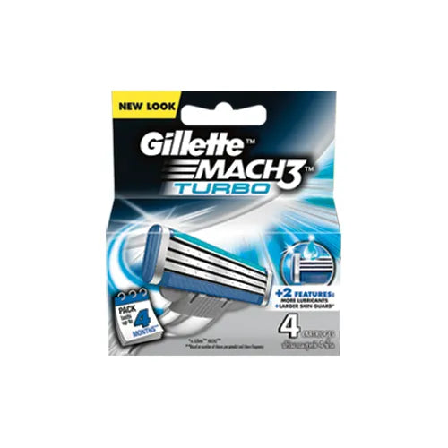 GILLETTE MACH3 TURBO CATRIDGE 4S