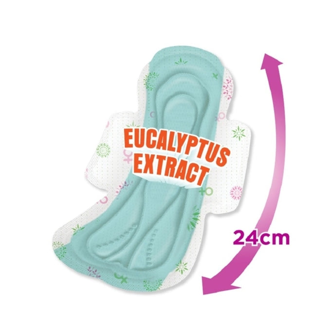 KOTEX BIO-CARE MAXI WING ANTIBAC 24CM 16S