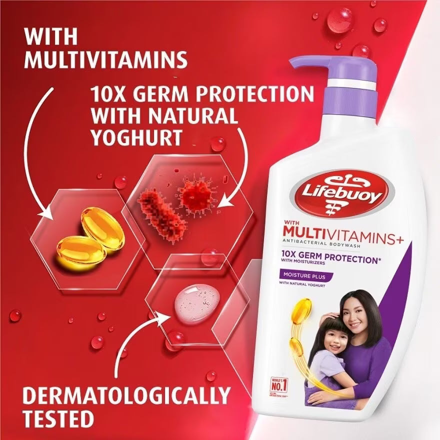 LIFEBUOY BODYWASH MOISUTRE PLUS 920ML