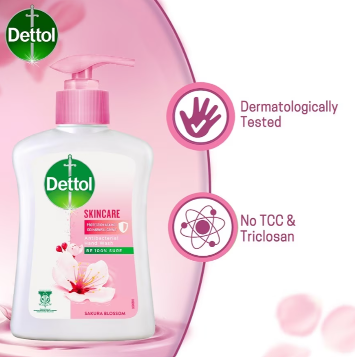 DETTOL ANTIBACTERIAL HANDWASH SKINCARE VALUE PACK 250ML X 3
