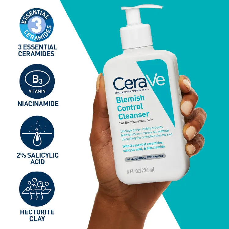 CERAVE ACNE BLEMISH CONTROL CLEANSER 473ML