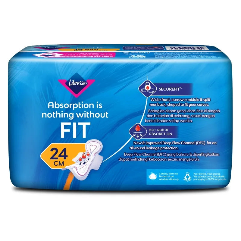 LIBRESSE SENSITIV MAXI WING 24CM 16S