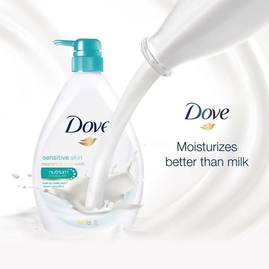 DOVE SENSITIVE SKIN BODY WASH 1L