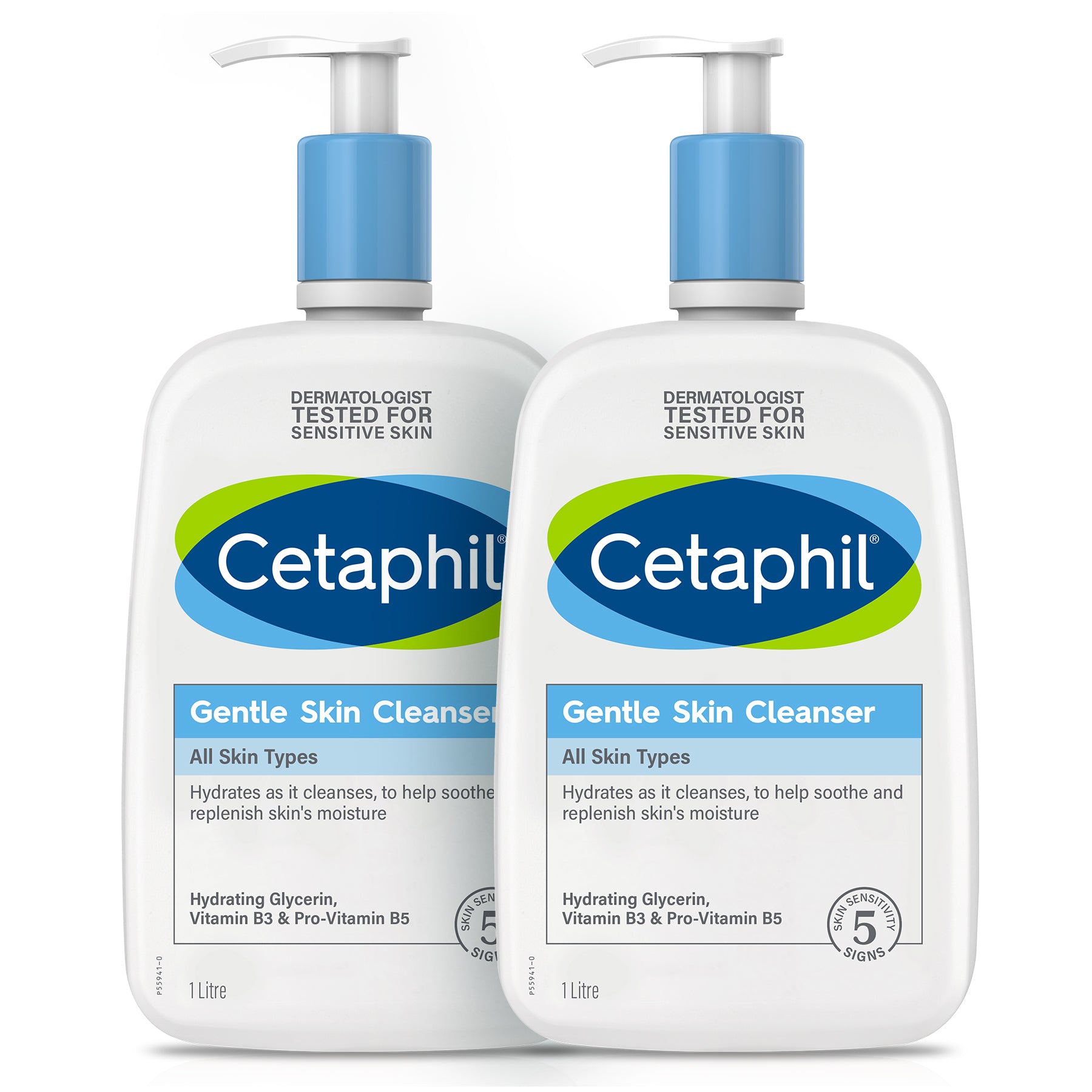 CETAPHIL GENTLE SKIN CLEANSER 1L X 2