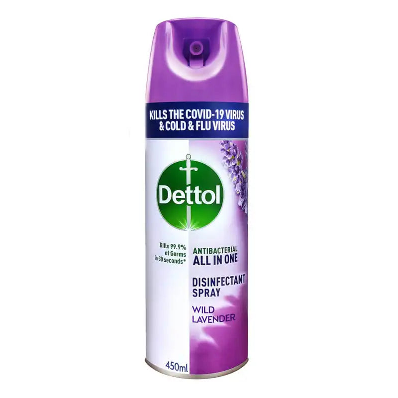 DETTOL DISINFECTANT SPRAY LAVENDER 450ML