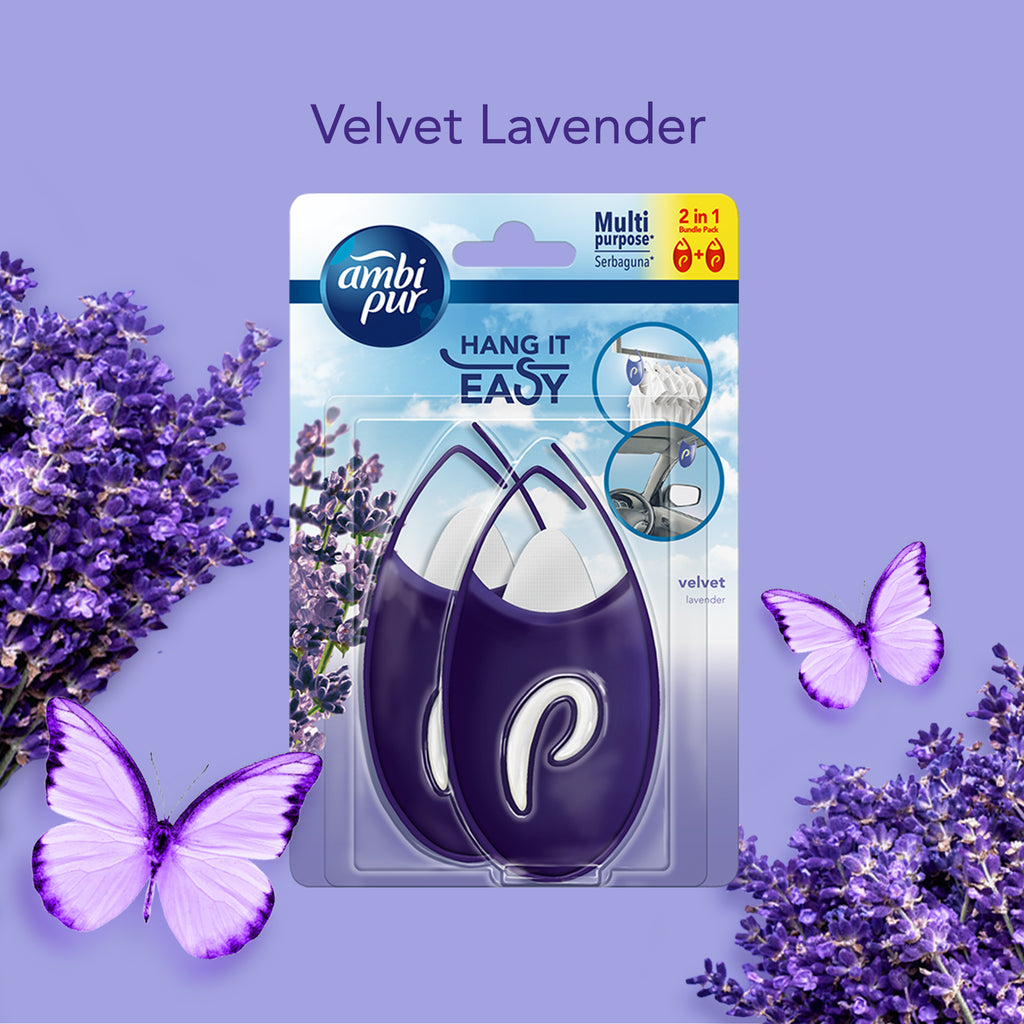 AMBI PUR MINI FRESH VELVET LAVENDER 4.5ML X 2