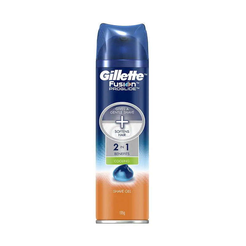 GILLETTE FUSION PROGLIDE COOLING SHAVE GEL 195ML