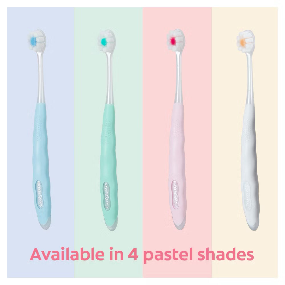 COLGATE CUSHION CLEAN SUPER DENSE FLUFFY TOOTHBRUSH VALUEPACK 2S (SOFT)