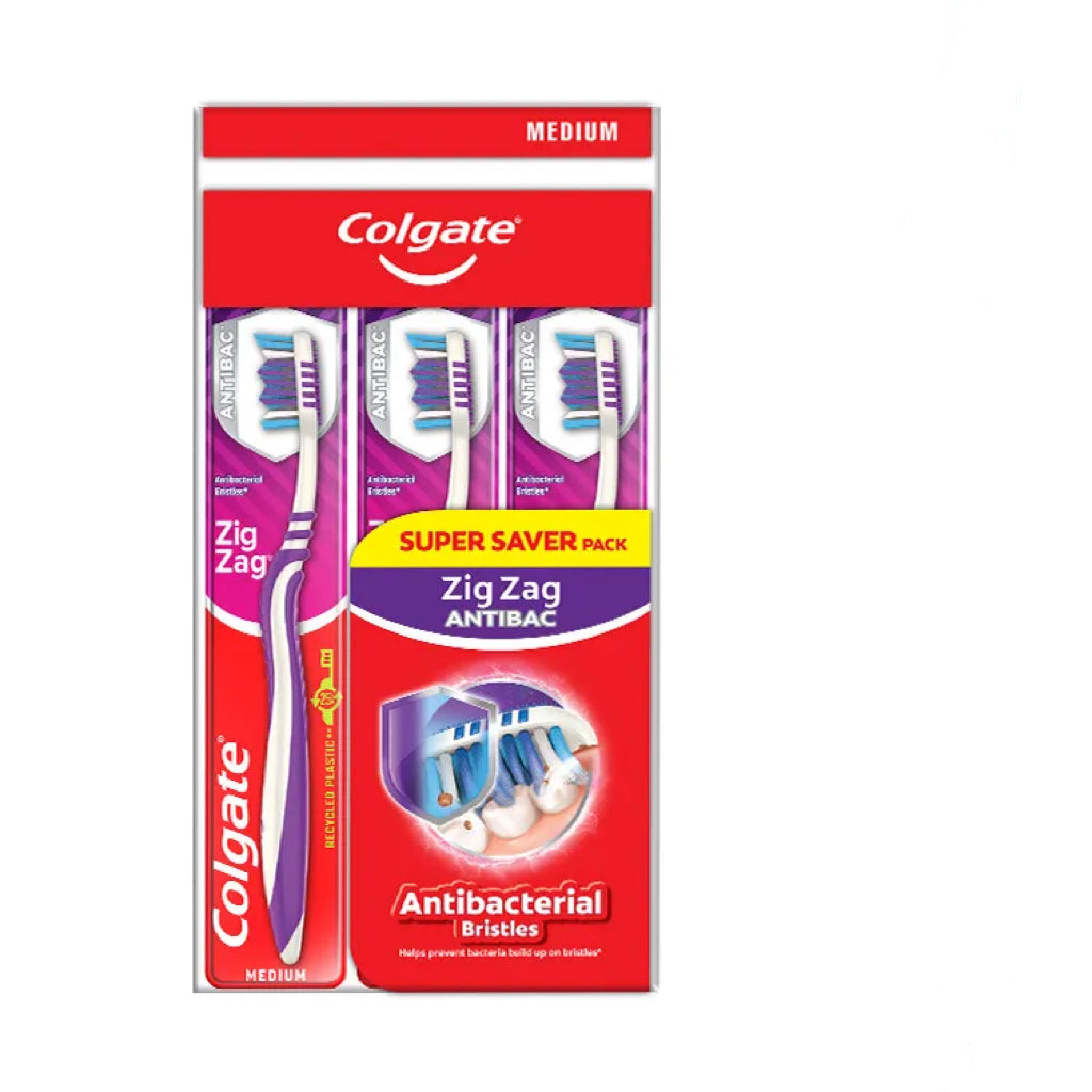COLGATE ZIGZAG TOOTHBRUSH VALUEPACK 3S