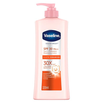 VASELINE HEALTHY BRIGHT LOTION SPF30 GLUTA 320ML