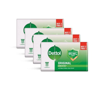 DETTOL BAR SOAP ORIGINAL VALUE PACK 100G x 4