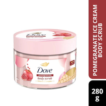 DOVE BODY SCRUB POMEGRANATE 280GRAM