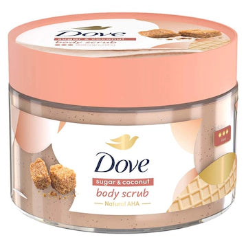 DOVE BODY SCRUB SUGAR & COCONUT 280GRAM