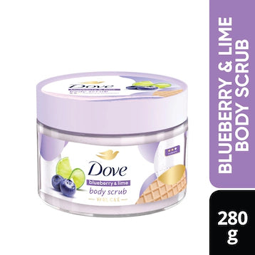 DOVE BODY SCRUB BLUEBERRY & LIME 280GRAM