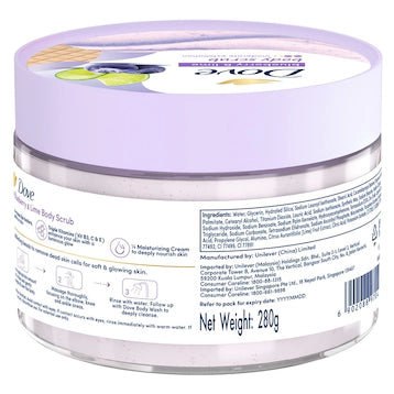 DOVE BODY SCRUB BLUEBERRY & LIME 280GRAM