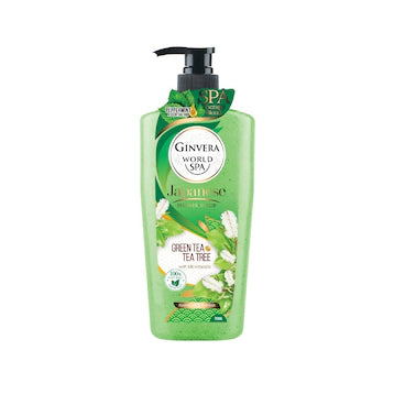 GINVERA REAL SPA GREEN TEA SHOWER SCRUB 750G