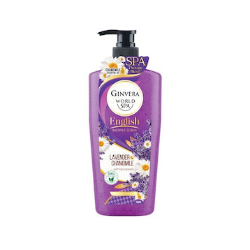 GINVERA REAL SPA LAVENDER SHOWER SCRUB 750G