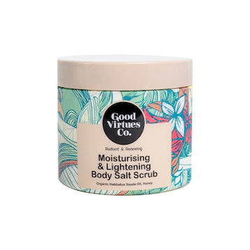 GOOD VIRTUES CO MOISTURISING & LIGHTENING BODY SALT SCRUB 200G