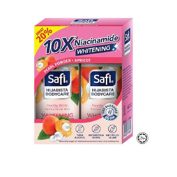 SAFI HIJABISTA BODYCARE DEODORANT ROLL ON HEALTHY WHITE 50MLX2