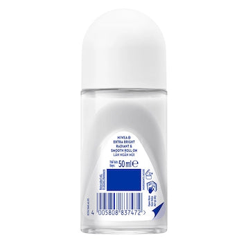 NIVEA DEODORANT EXTRA BRIGHTENING ROLL ON 50ML