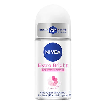 NIVEA DEODORANT EXTRA BRIGHTENING ROLL ON 50ML