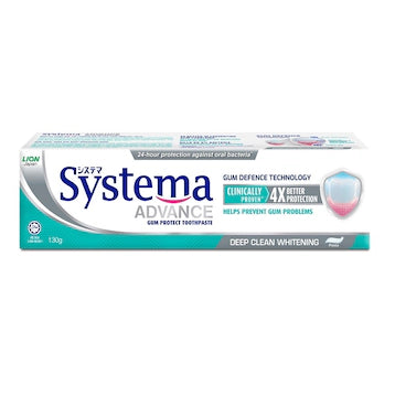SYSTEMA DEEP CLEAN WHITENING TOOTHPASTE 130G