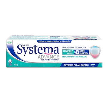 SYSTEMA EXTREME CLEAN BREATH TOOTHPASTE 130G
