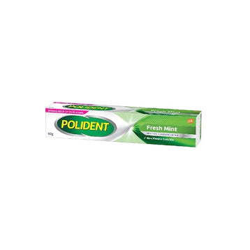 POLIDENT DENTURE ADHESIVE FRESHMINT PASTE 60G