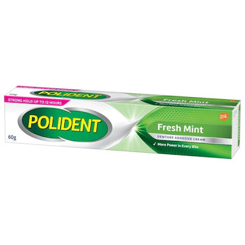 POLIDENT DENTURE ADHESIVE FRESHMINT PASTE 60G