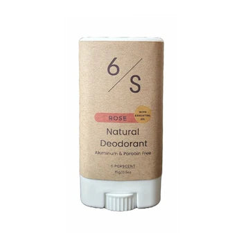 6 PERSCENT ROSE NATURAL DEODORANT 15G