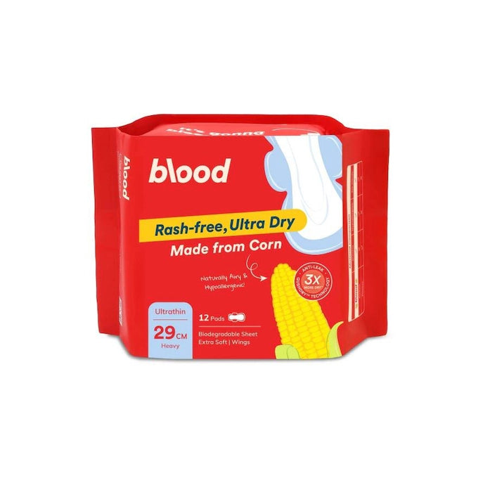 BLOOD ULTRATHIN CORN PAD HEAVY WINGS 29CM 12S