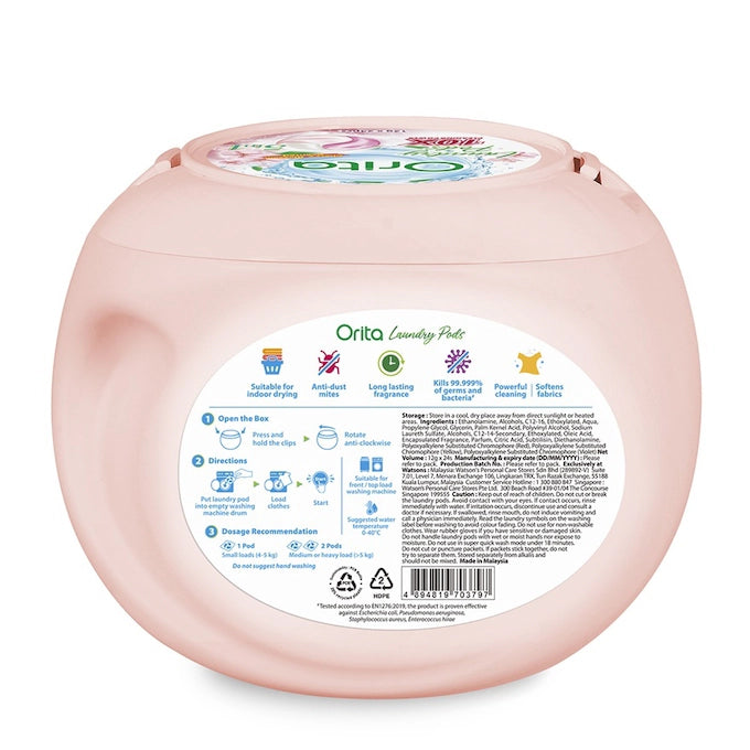ORITA CHERRY BLOSSOMS LAUNDRY POD 12G X 24S